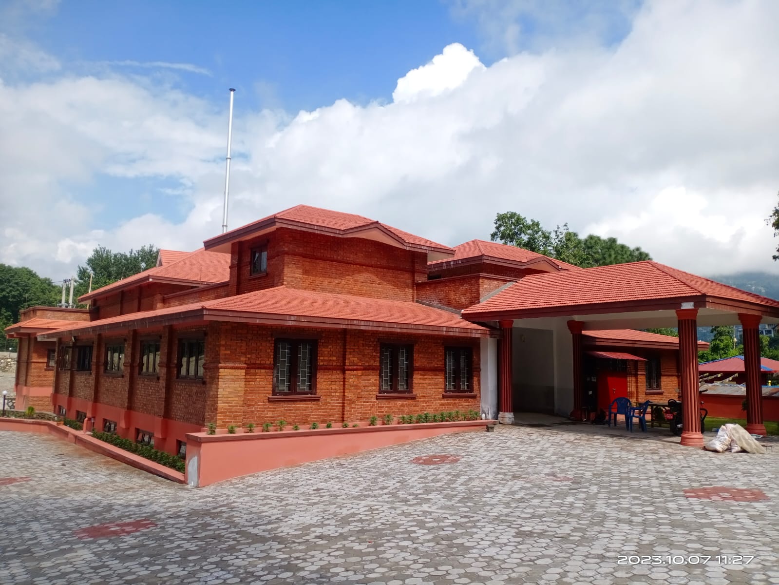 यस कार्यालयबाट निर्माण सम्पन्न भएको विद्युतीय शवदाह गृह भवन पोखरा कास्की