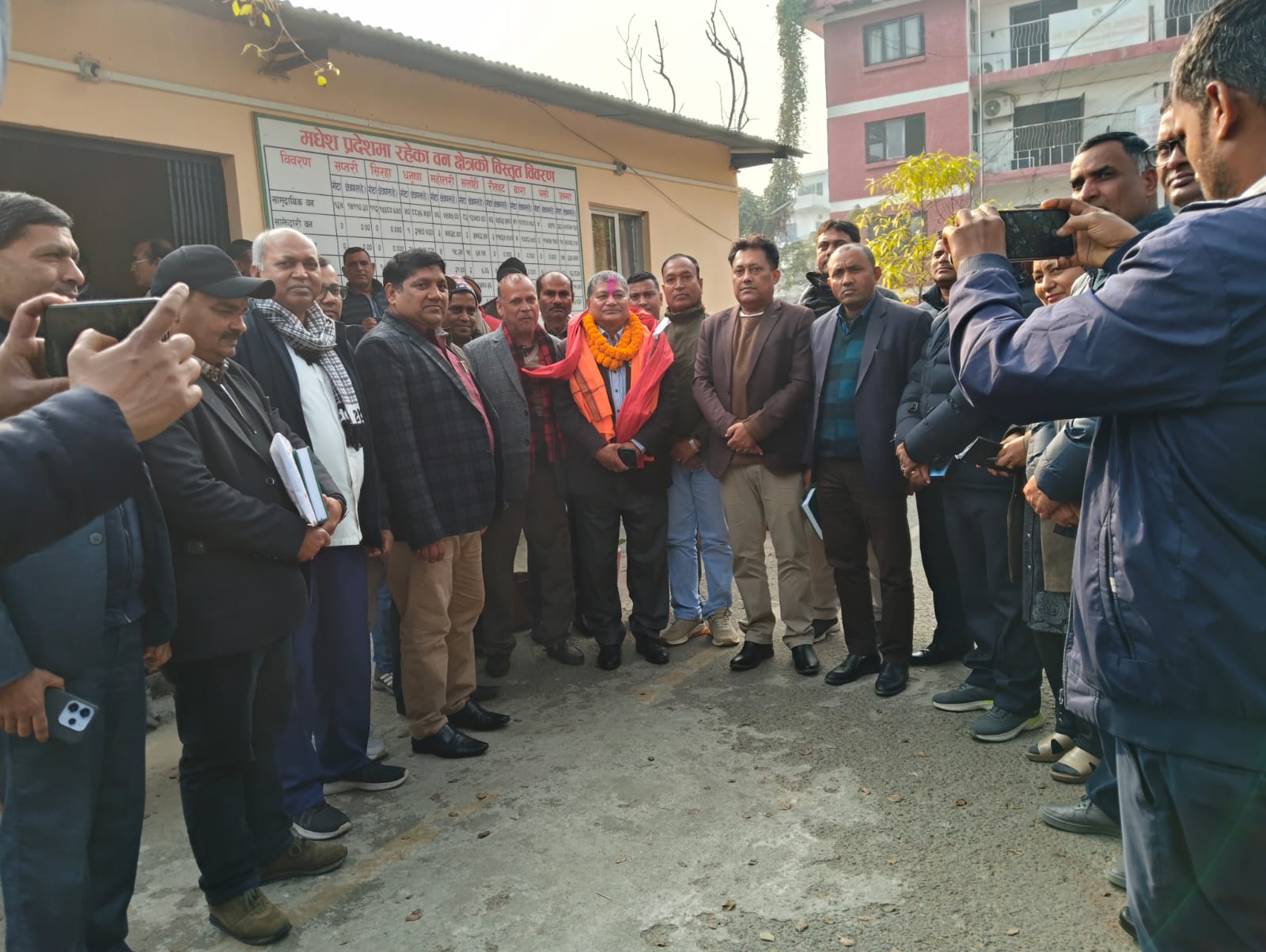 माननीय मन्त्रीज्यूको स्वागत कार्यक्रम