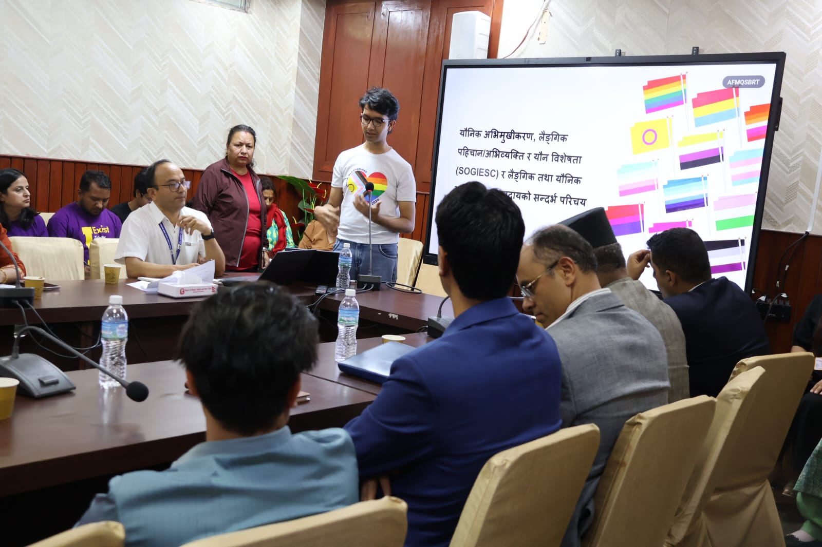 मिति २०८३ असार ५ गते महिला, बालबालिका, लैङ्गिक तथा यौनिक अल्पसङ्ख्यक र सामाजिक सुरक्षा मन्त्रालयको आयोजनामा सिंहदरबार, काठमाडौंमा अन्तर्राष्ट्रिय प्राइड महिना २०२६ को अवसरमा लैङ्गिक तथा यौनिक अल्पसङ्ख्यक समुदायसँग अन्तरक्रिया तथा अभिमुखीकरण कार्यक्रम सम्पन्न भएको छ।