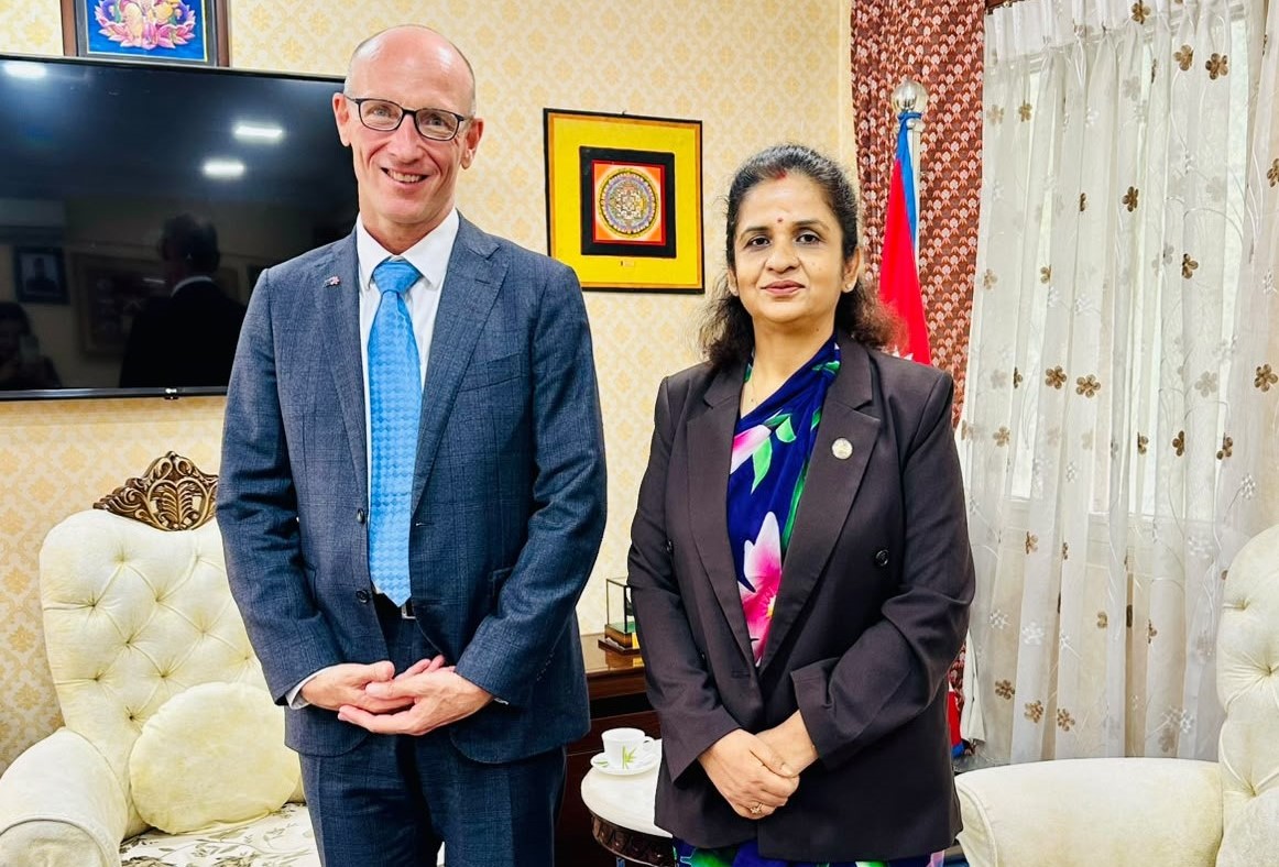 Courtesy call with Ambassador of Australia to Nepal 30th Ashar