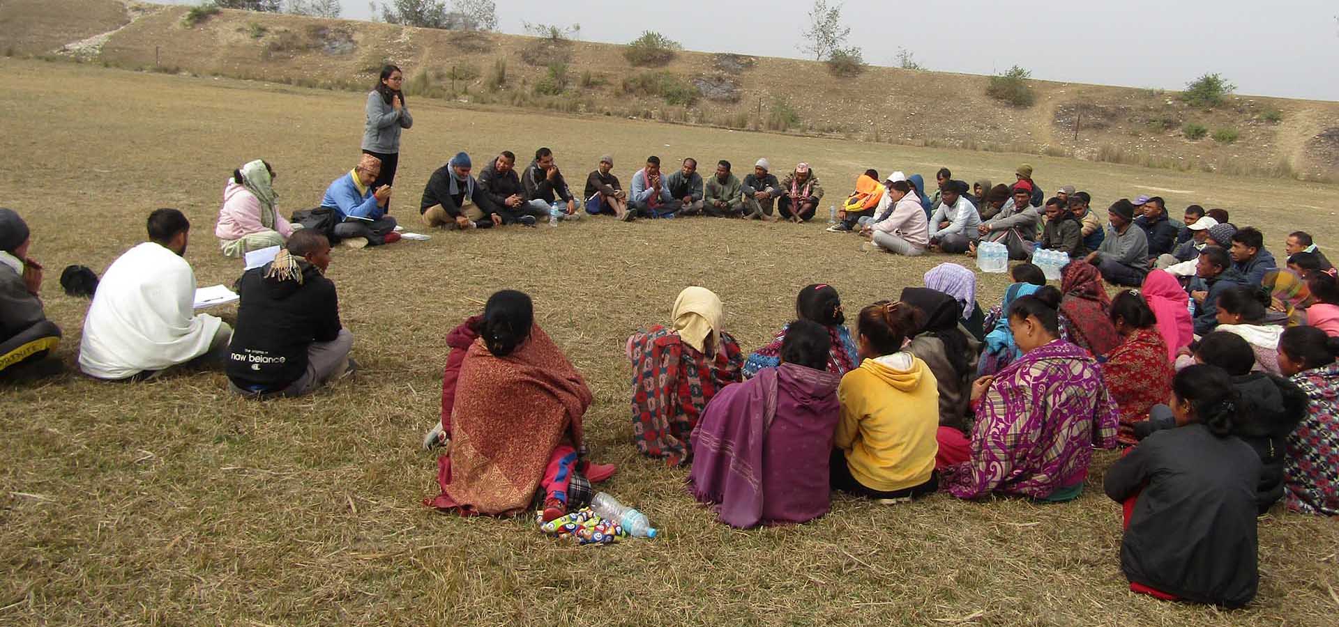Consultation meeting at Patabhar BZUC, BNP