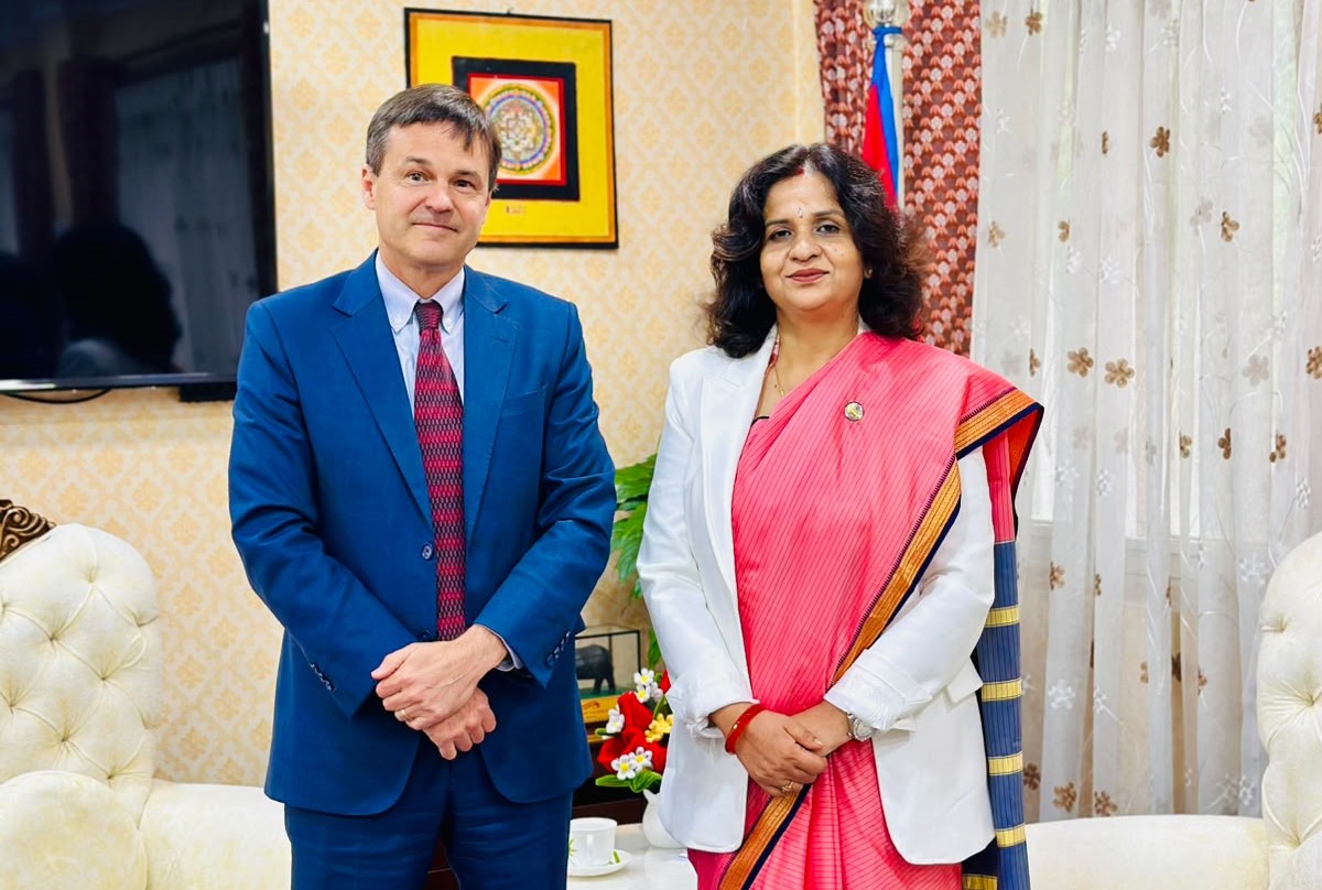 Courtesy call with acting ambassador of USA to Nepal