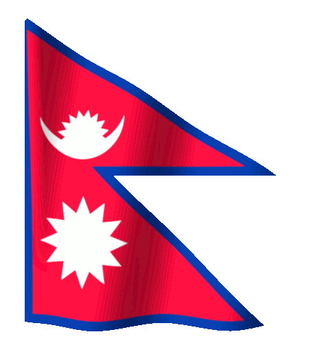 animated nepal flag