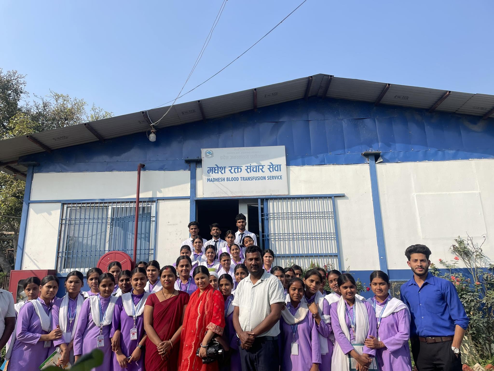 मधेश रक्त  संचार सेवा ,मुजेलिया जनकपुरधाम