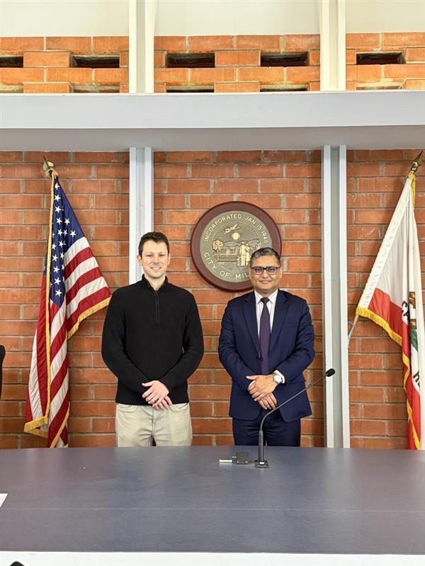 Meeting with the Mayor of City of Millbrae Mr. Reuben D. Holober